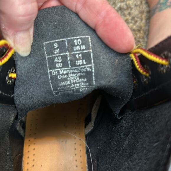 Dr Martens 1460 Air Wair Boots Smooth Black Mens Size 10 Womens 11 - Picture 11 of 12